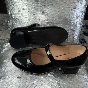 INC International Concepts Black Dress Shoes with Patent Finish